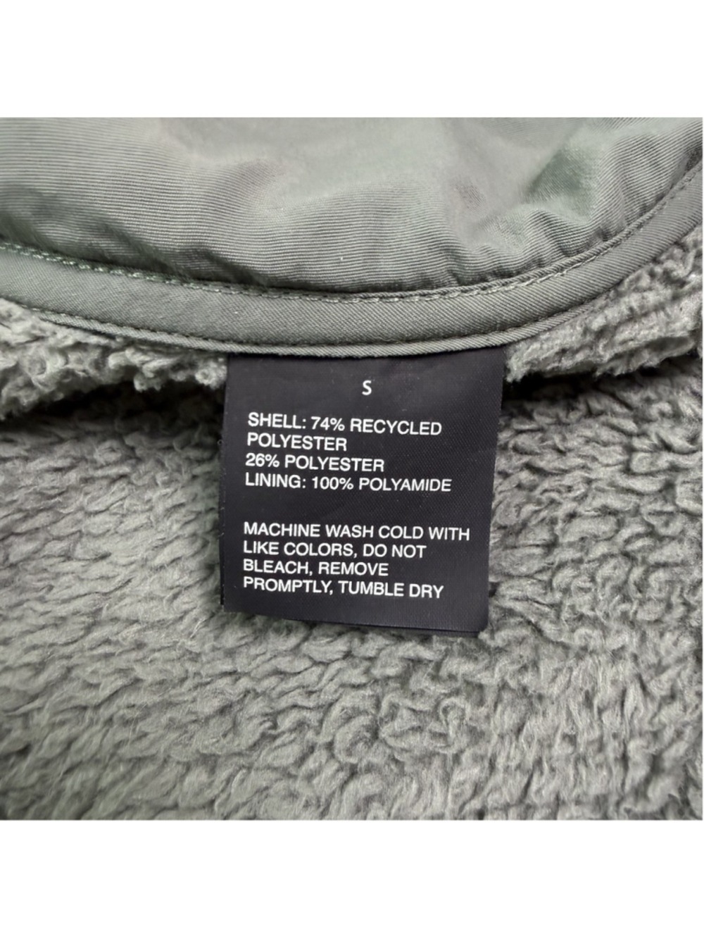 Vuori Cozy Sherpa Full Zip Jacket Hiking Outdoor Soft Women’s Size Small - Picture 6 of 10